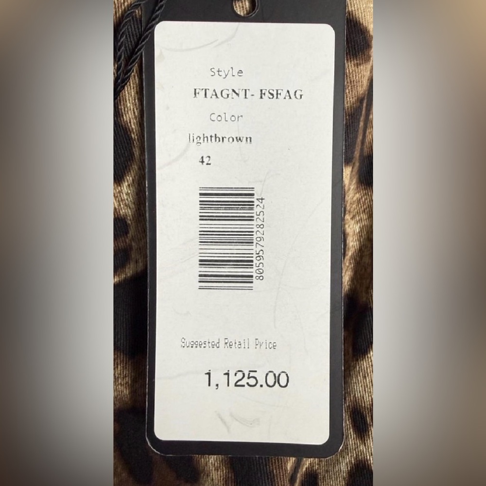 LOW START🔥NWT Dolce & Gabbana Ladies Leopard Drill pants size 42 (NWT $1125) - Picture 8 of 15